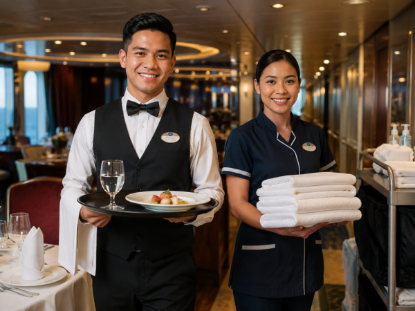 Profesionalisme Food & Beverage dan Housekeeping di Kapal Pesiar Internasional